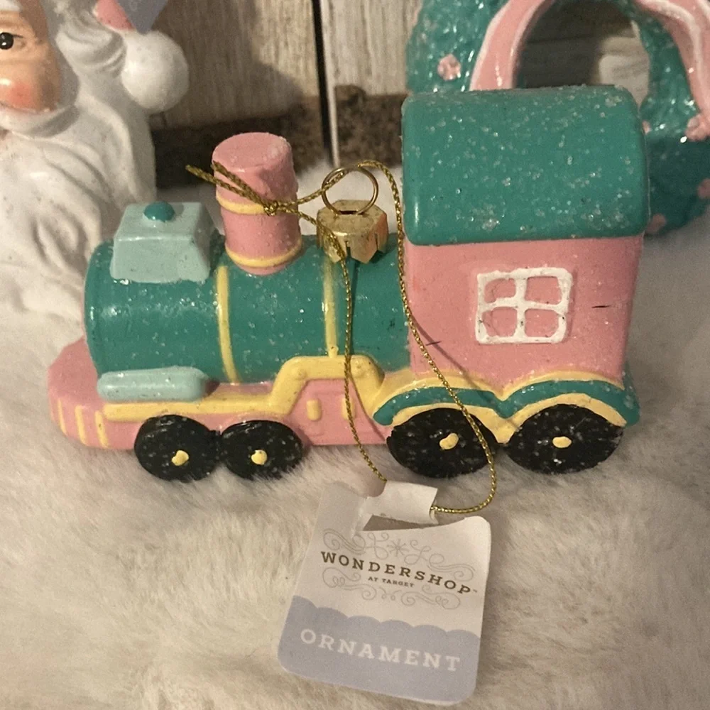 Target 2022 Wondershop Santa, Wreath & Train Ornaments